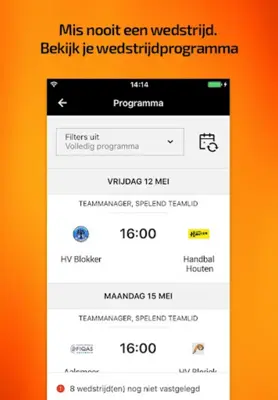 HandbalNL android App screenshot 9