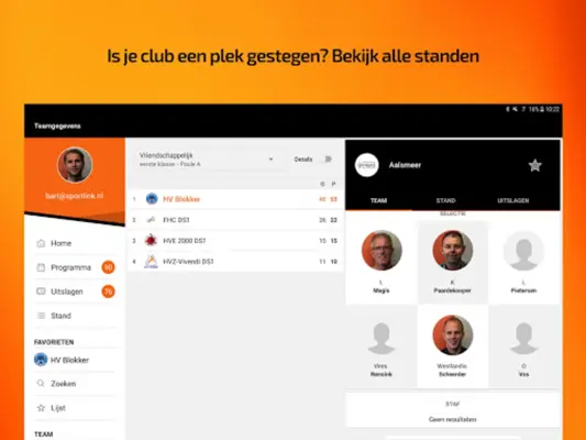 HandbalNL android App screenshot 2