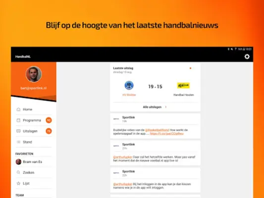 HandbalNL android App screenshot 3