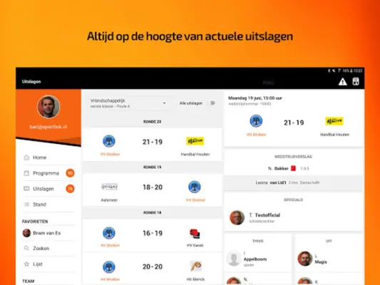 HandbalNL android App screenshot 4